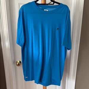 Fila Blue Short Sleeve Tees Casual Crew Neck